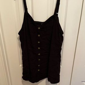Torrid linen tank top size 2